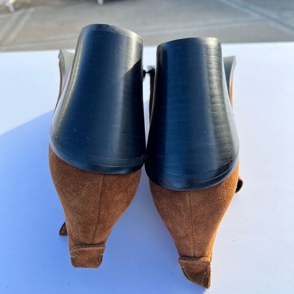Rebecca Minkoff Seiji Notched Suede Ankle Boots Size 10 - Picture 6 of 10